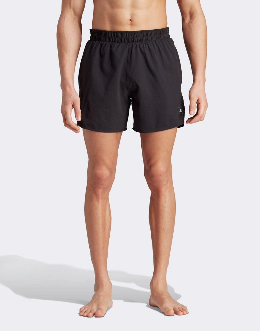 adidas Performance versatile swim shorts in black