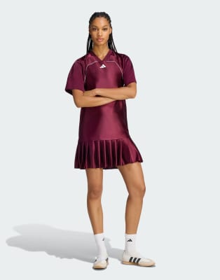 Adidas Donna Rosso Stadium Dress - Gonne - Taglia S (34-36) - Poly Mesh - Immagine 3