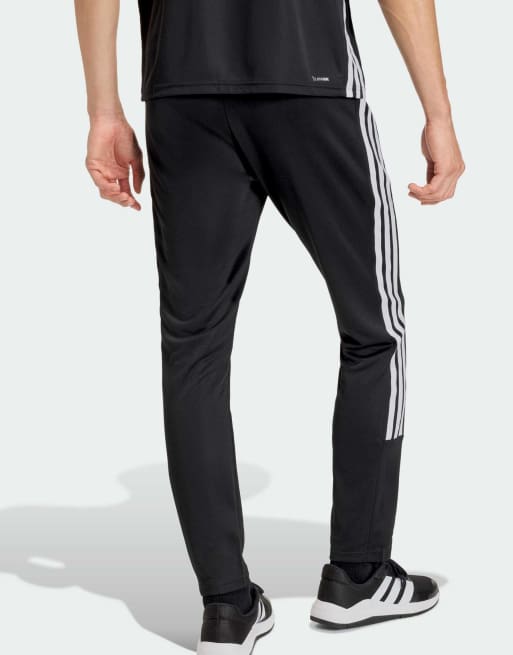 adidas Performance - Workout Essentials - All-Set - Gebreide broek met 3-Stripes in zwart en wit, 2 van 4