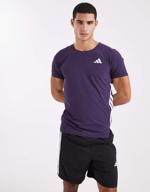adidas performance Workout essentials base 3 stripes woven short in black and white, 3 of 5