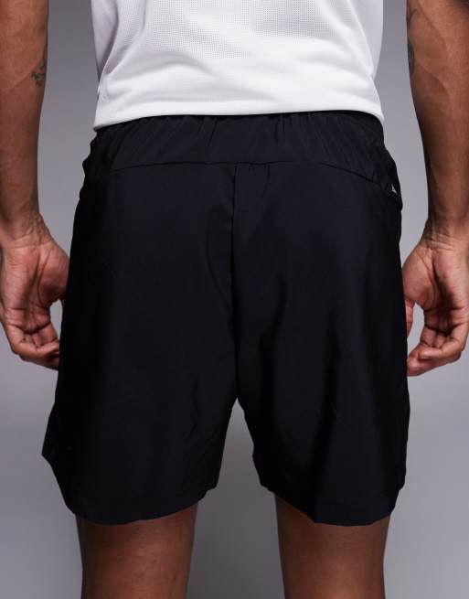 adidas Performance - Workout Essentials Base - Pantalones cortos negros de tejido liso, 5 de 5