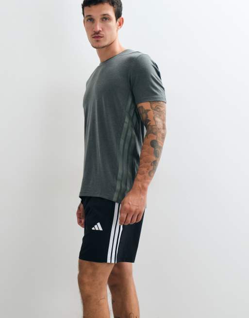 adidas Performance Workout essentials Base szorty tkane z 3 paskami w kolorze czarnym, 1 z 5