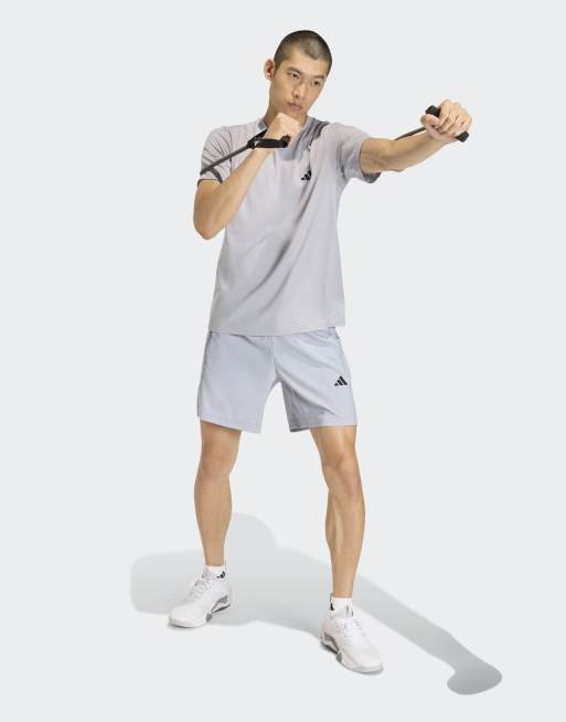 adidas performance Workout essentials base woven short in light grey, 2 of 5