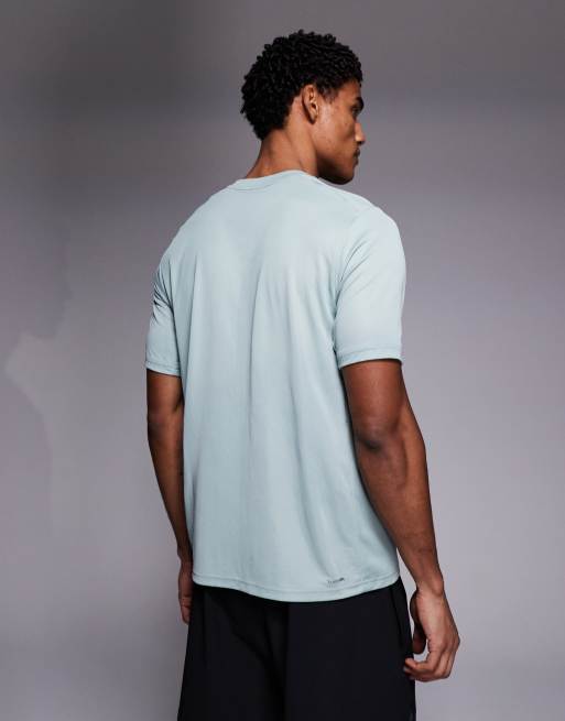 adidas Performance - Workout Essentials - Basic T-shirt in saliegroen, 3 van 5
