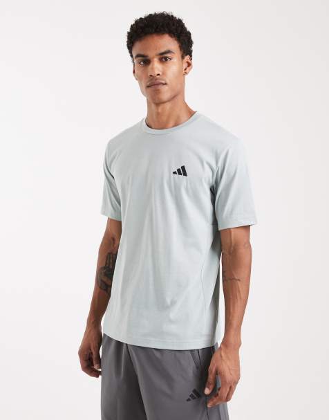 adidas Performance – Workout Essentials – Feelready – Silvergrön t-shirt - view 1
