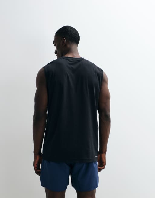 adidas performance Workout essentials feelready sleeveless t-shirt in black, 5 of 5