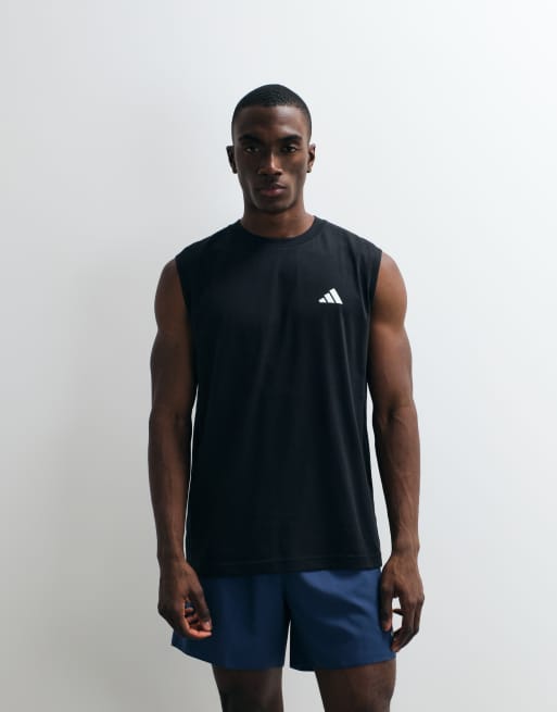 adidas Performance – Workout Essentials – Feelready – Svart, ärmlös t-shirt, 3 av 5