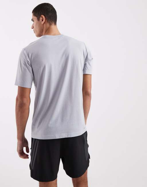 adidas performance - Workout Essentials Feelready - T-shirt argento halo, 5 di 5