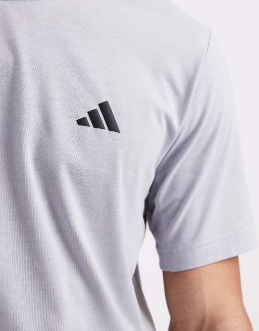 adidas performance Workout essentials feelready t-shirt in light grey, 4 of 5