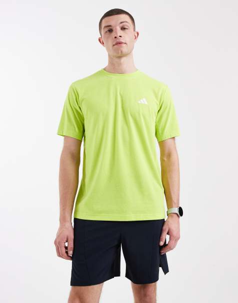 adidas performance Workout essentials feelready t-shirt in semi solar yellow - view 1