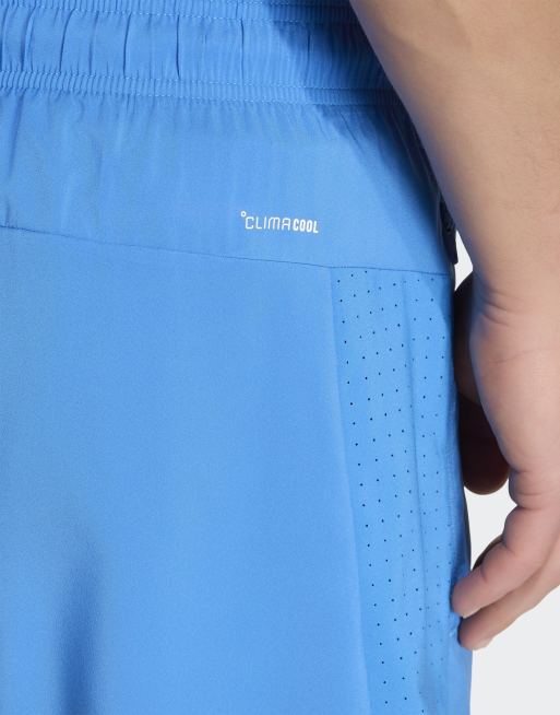 adidas Performance – Workout Essentials – Gewebte Basic-Shorts in Ray Blue, 4 von 4