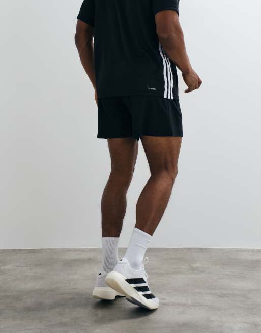 adidas performance - Workout Essentials - Pantaloncini basic neri, 4 di 5
