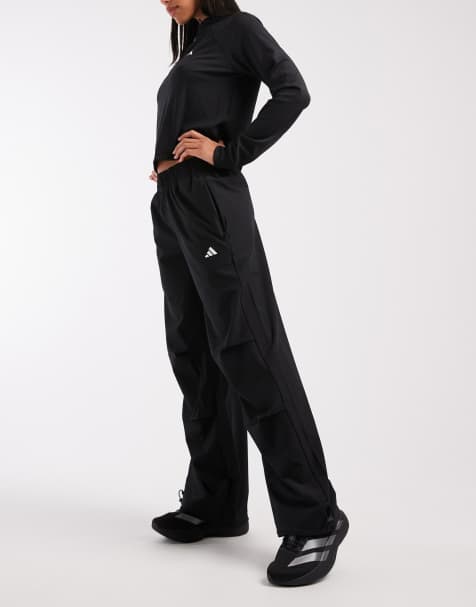 adidas performance Workout essentials woven training pants in black - view 1
