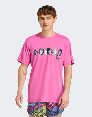 X Jeremy Scott - T-shirt - fuchsia - Adidas Performance - Modalova