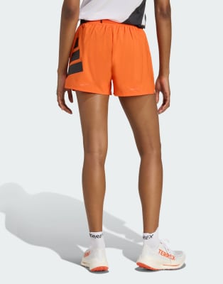 adidas performance Xperior shorts in semi impact orange