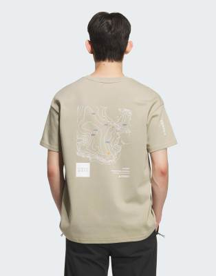 Performance - Xploric - T-Shirt in Wonder Cargo mit Grafik-Neutral Neutral 2XL