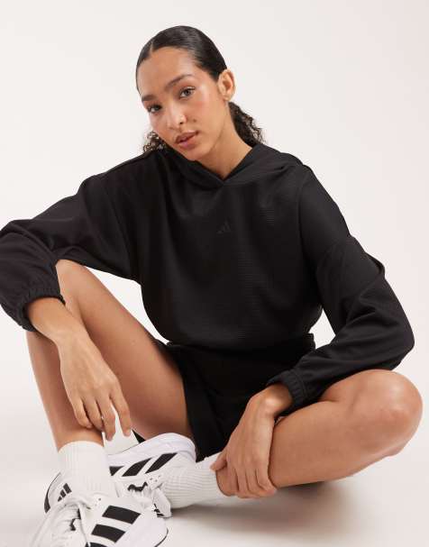 adidas performance Yoga Hoodie in black