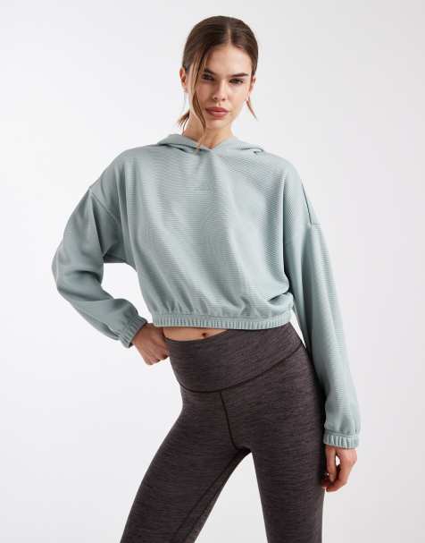 adidas Performance - Yoga hoodie in wonder saliegroen - view 1