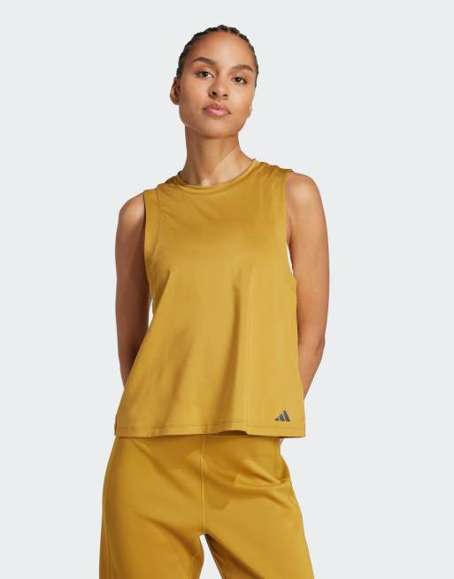 adidas performance - Yoga tanktop in preloved brons