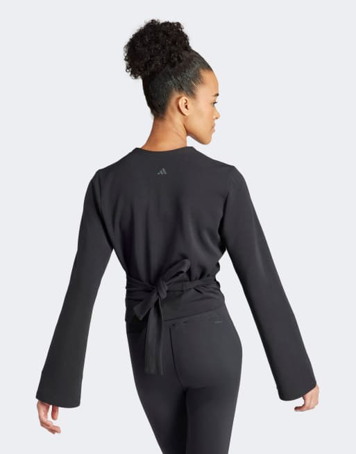 adidas performance Yoga Top nero ASOS