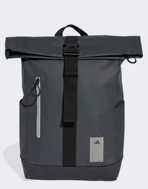 adidas Performance - Zaino ibrido color carbonio / nero / argento riflettente