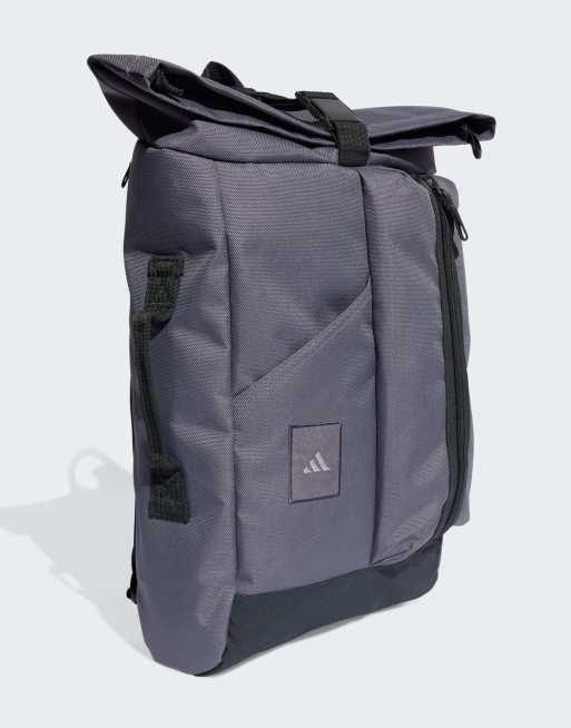 adidas Performance - Zaino multitasche color grigio trace con risvolto superiore