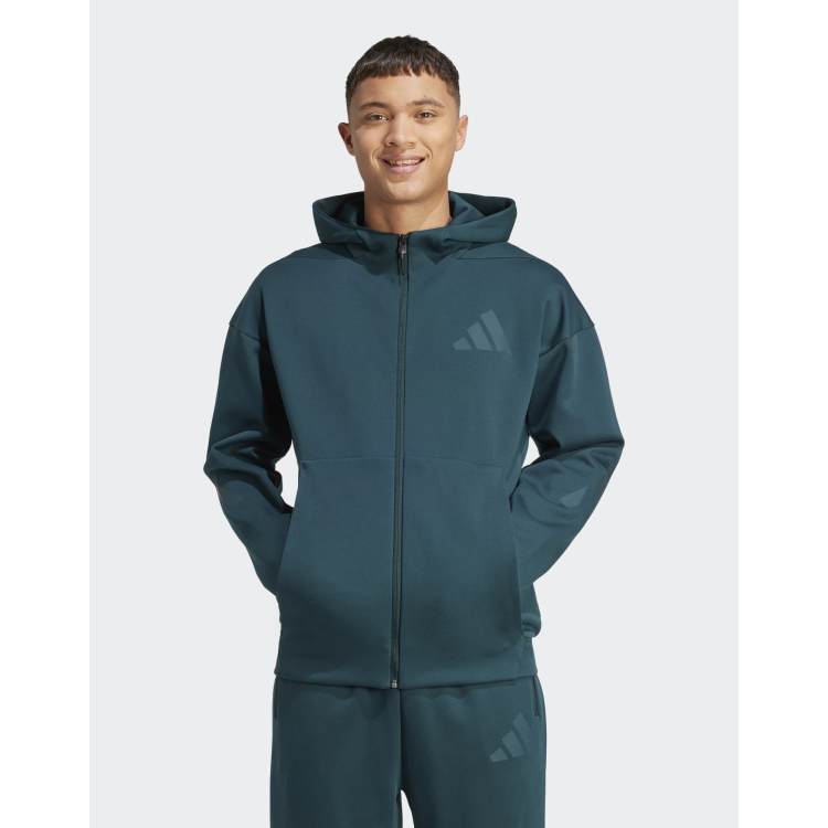 adidas performance Z.n.e. full-zip hooded track jacket in