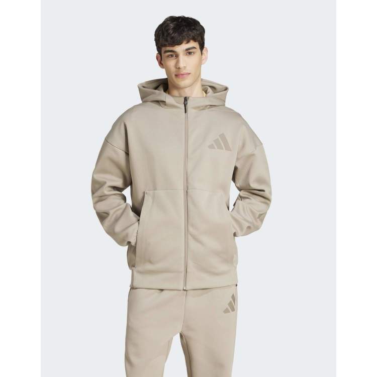 adidas performance Z.n.e. full-zip hooded track jacket in