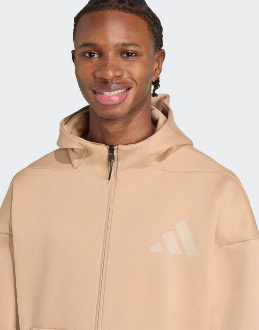 adidas performance Z.n.e. full-zip hooded track jacket in