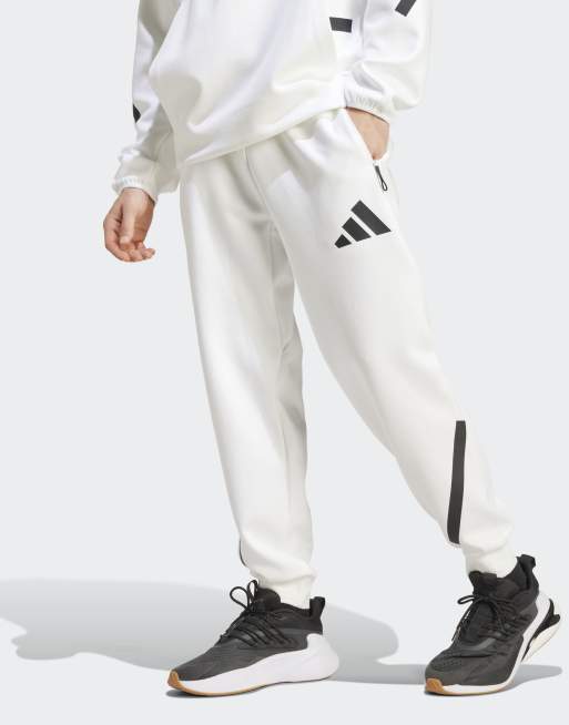 adidas performance – Z.N.E. – Hose in Weiß