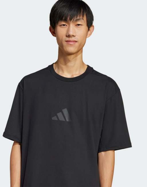 adidas Performance – Z.N.E. – Luźny czarny T-shirt, 5 z 5