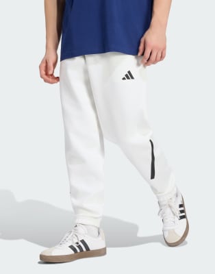 Adidas Blanc Pantaloni Z.n.e - Immagine 2