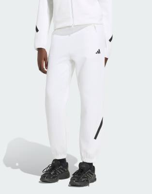 Adidas Donna Blanc Pantaloni Da Jogging Z.n.e. - Immagine 2