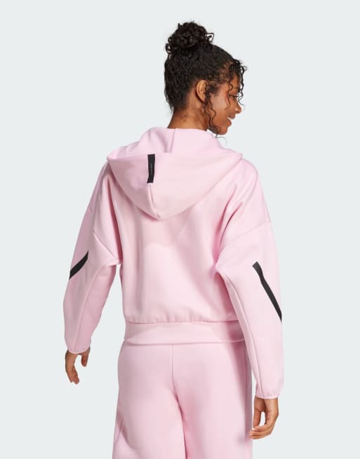 adidas performance – Z.N.E. – Rozpinana różowa bluza z kapturem, 2 z 4