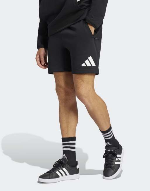 adidas performance – Z.N.E. – Shorts in Schwarz / Weiß