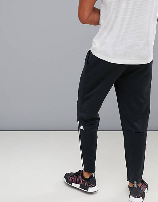 adidas performance ZNE Sweatpants In Black Heather CX0702 | ASOS