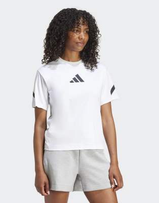 adidas Performance - Z. N.E. - T-Shirt in Weiß