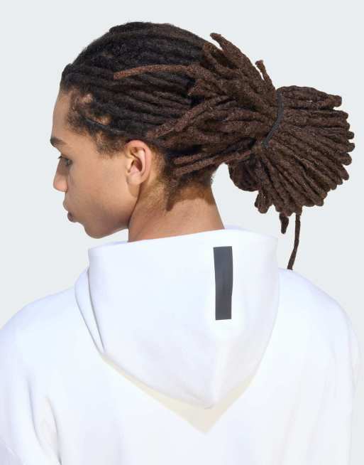 adidas performance - Z.N.E. - Top sportivo bianco con zip, 3 di 4