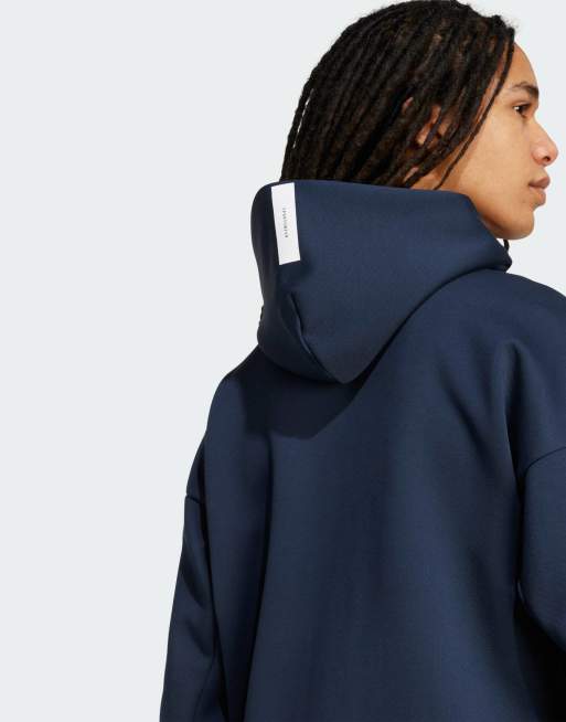 adidas Performance – Z.N.E. – Trainingsjacke in Aurora Ink mit Kapuze und Reißverschluss, 4 von 4