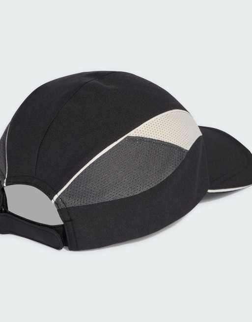 adidas performance zomerpet in zwart / gebroken wit / grijs, 2 van 3