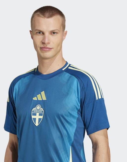 adidas performance - Zweden 25 (vrouwenploeg) - Jersey in blauw, 3 van 4