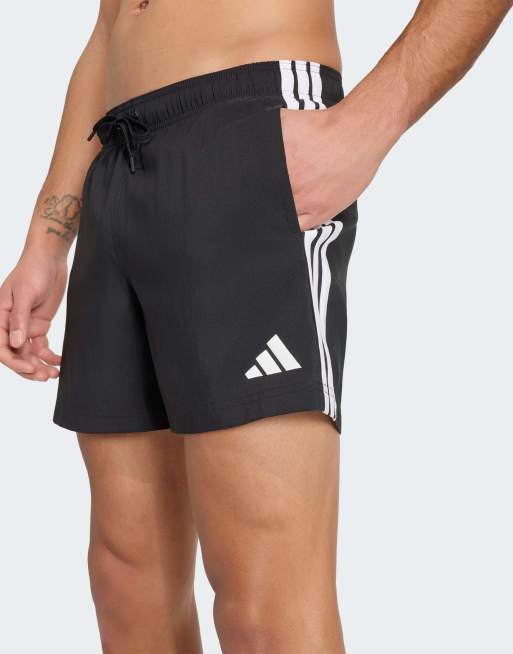 adidas Performance - Zwemshort met 3-Stripes in zwart en wit, 3 van 4