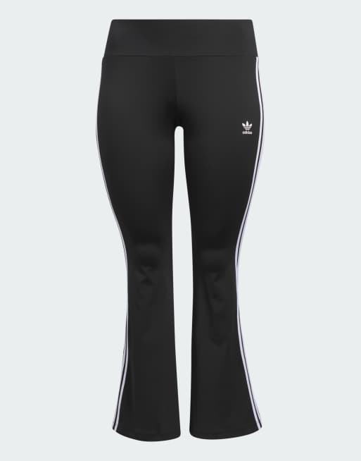 adidas Plus – Czarne legginsy dzwony, 2 z 4