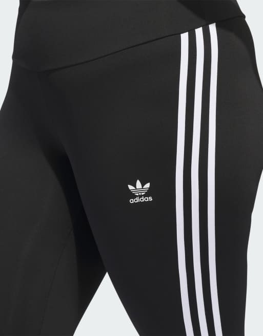 adidas Plus – Czarne legginsy dzwony, 4 z 4