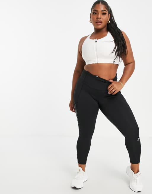 adidas Plus - Running - Legging met 3-Stripes in zwart, 4 van 4