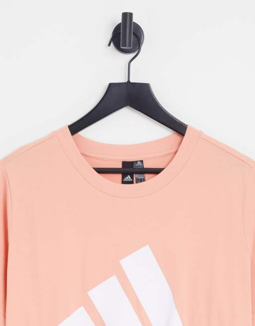 Peach cheap adidas top