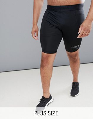 Adidas Plus Training Compression Shorts In Black CF7299 | ASOS