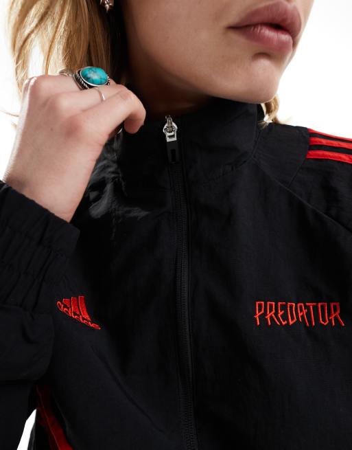 adidas – Predator 30th Anniversary – Czarna kurtka dresowa z tkaniny, 2 z 4