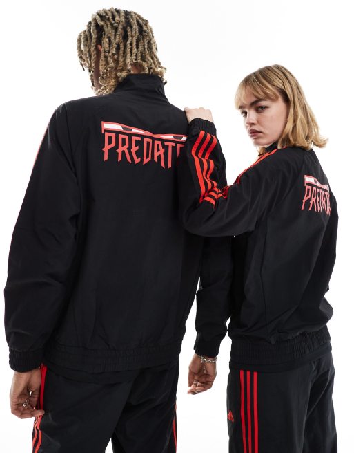 adidas – Predator 30th Anniversary – Czarna kurtka dresowa z tkaniny, 4 z 4