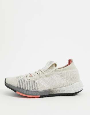 adidas running pulseboost trainers in white